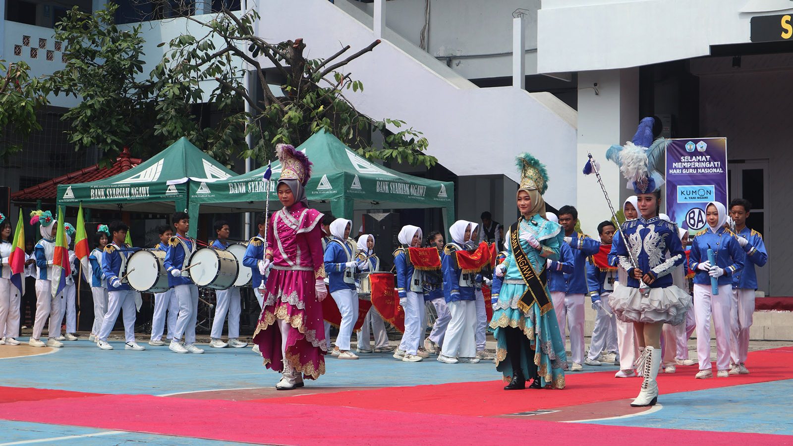 17. Penampilan Ekskul Drumband