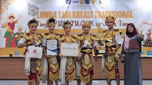 SMAN 1 Ngawi Raih Juara 3 Lomba Tari Kreasi Tradisional Tingkat Jawa Timur